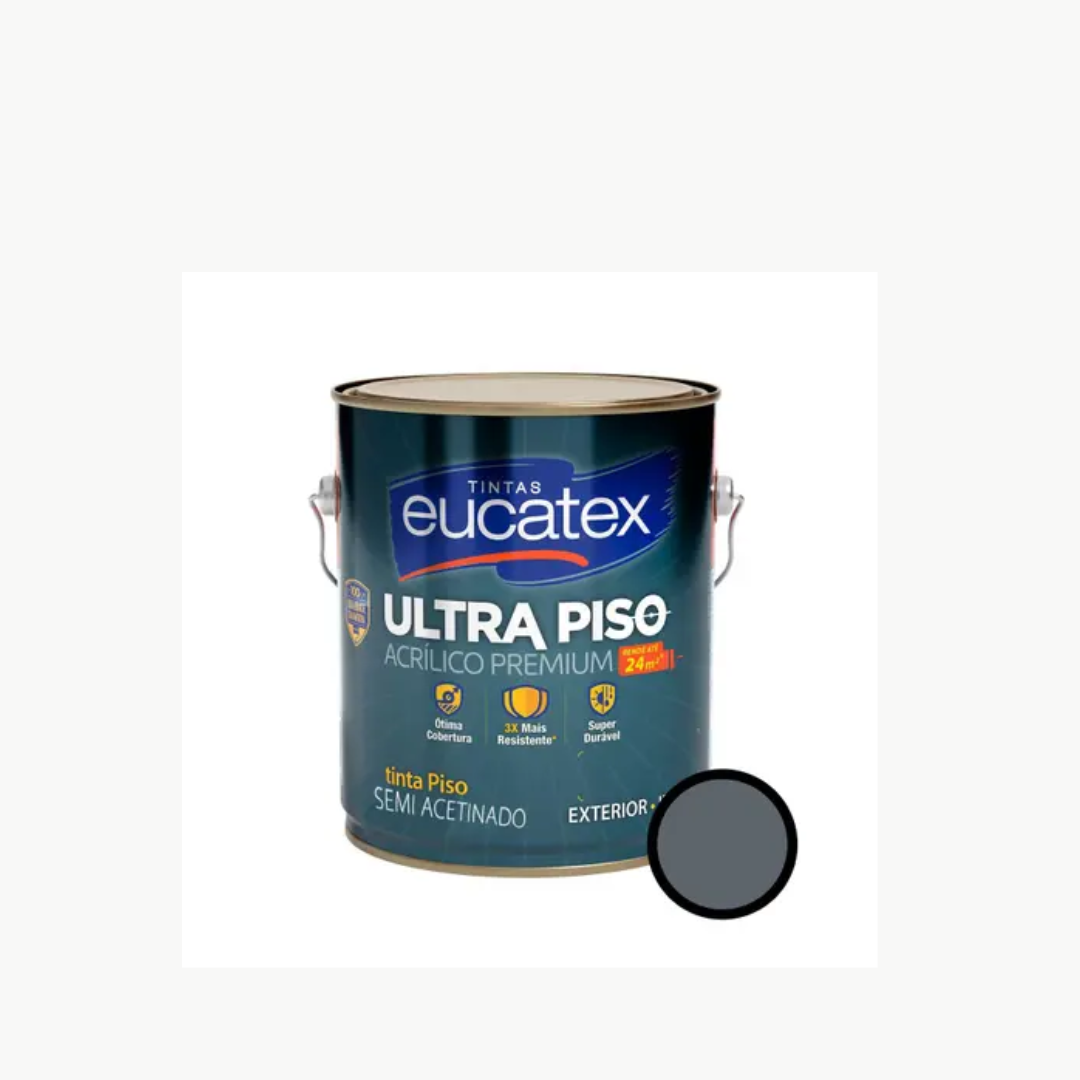 EUCATEX ULTRA PISO CINZA 3.6L