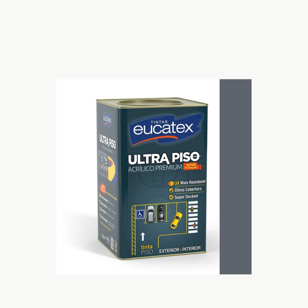 EUCATEX ULTRA PISO CINZA 18L