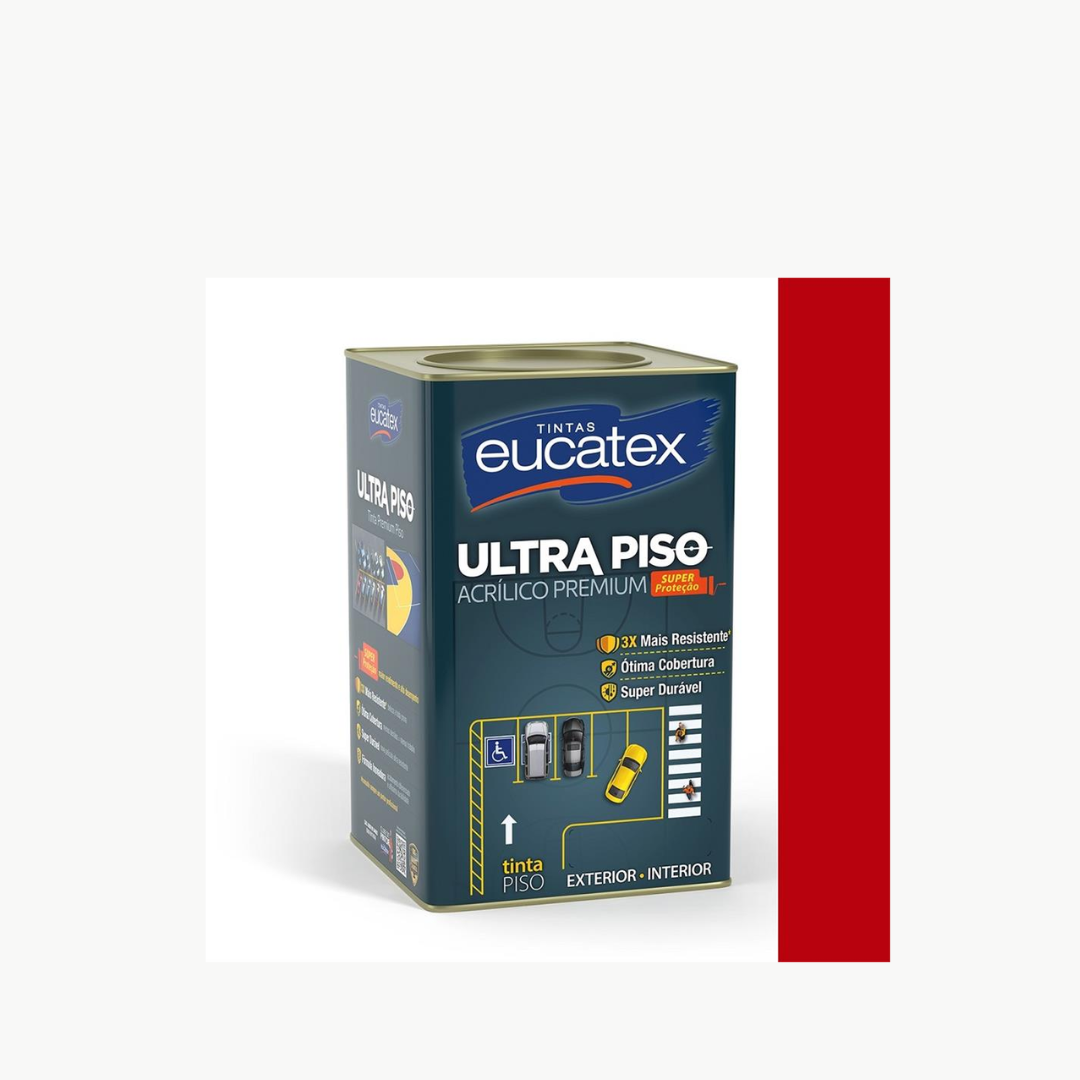EUCATEX ULTRA PISO VERMELHO 18L