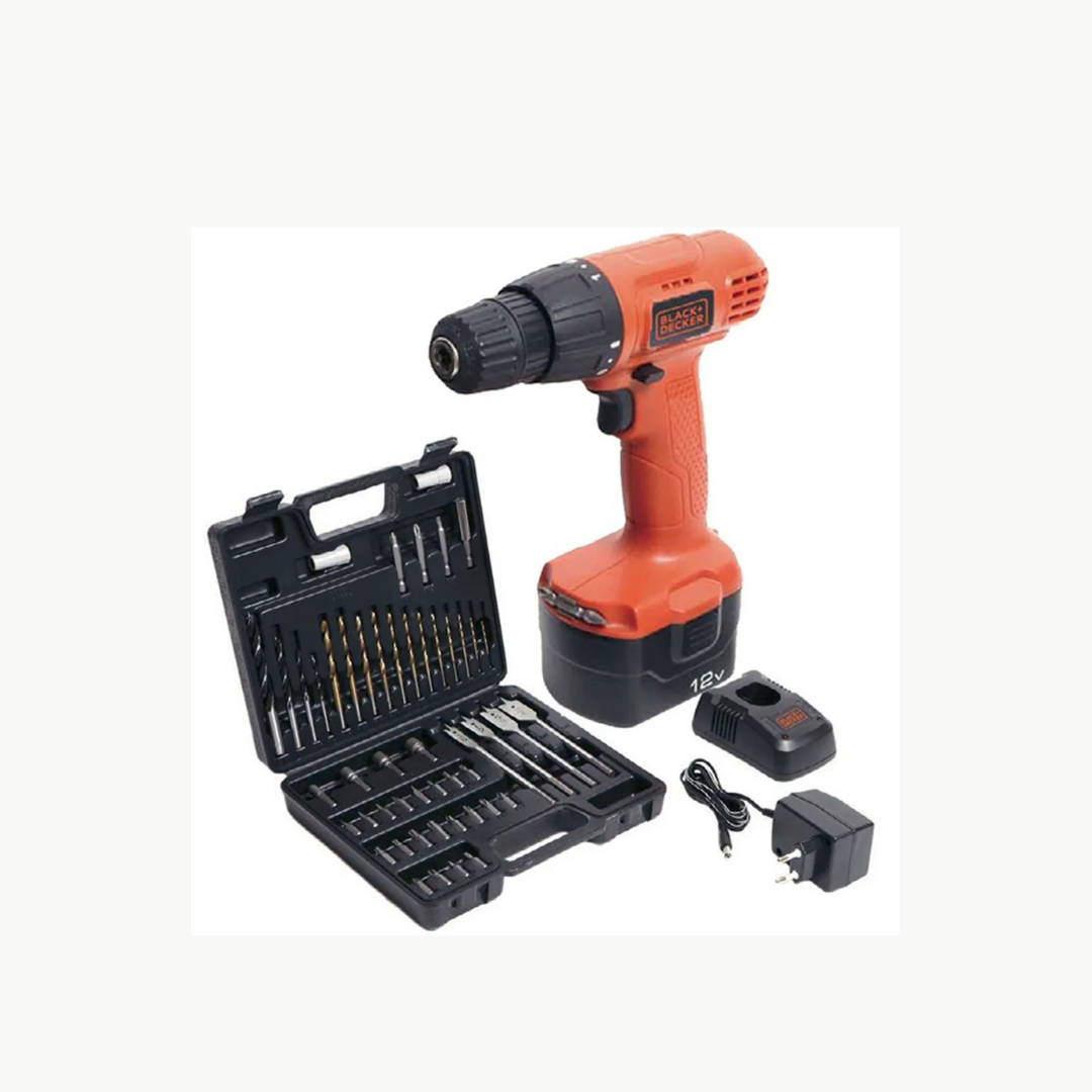 PARAFUSADEIRA/FURAD.12V C/2 BATERIAS+MALETA BLACK&DECKER