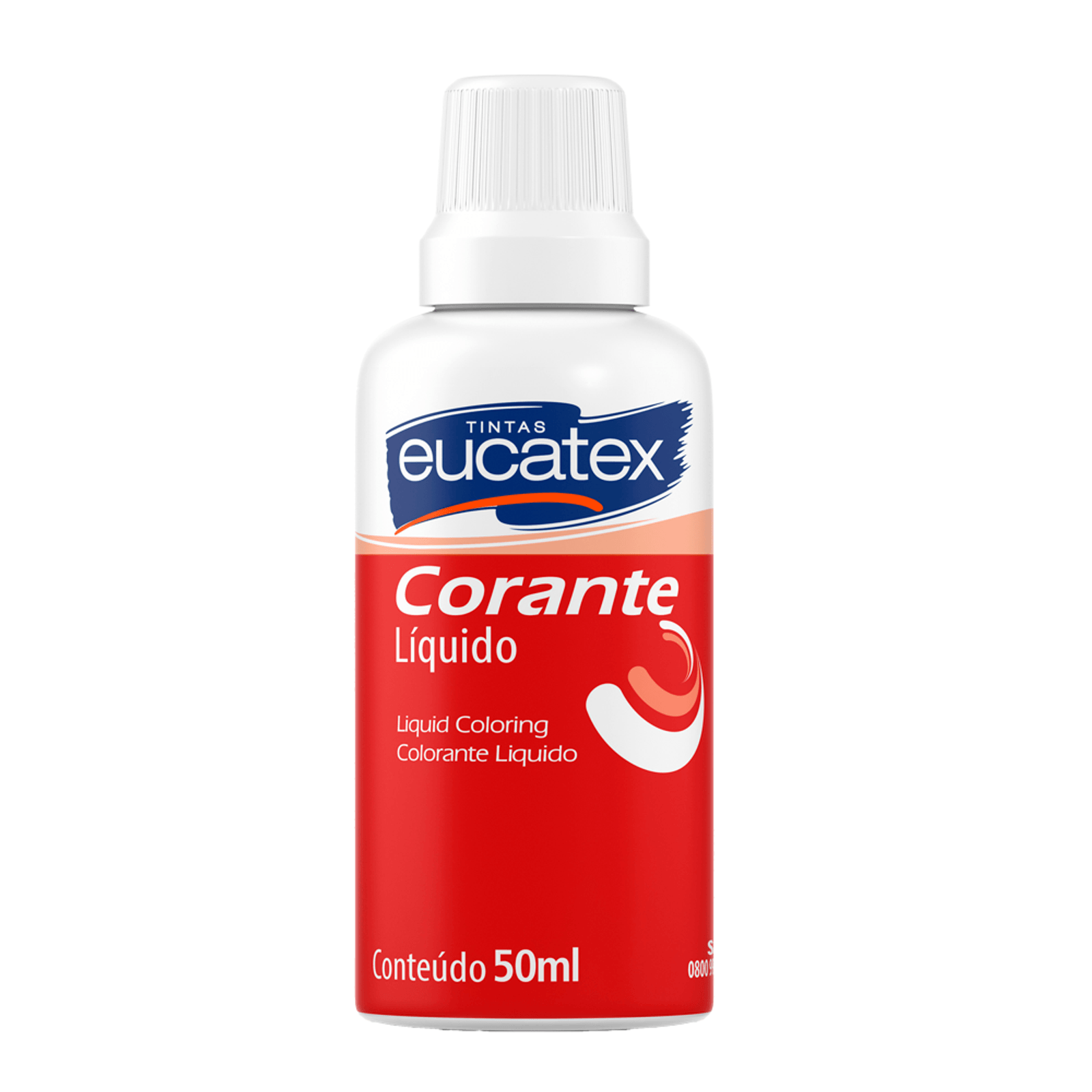 EUCATEX CORANTE VERMELHO 50ML