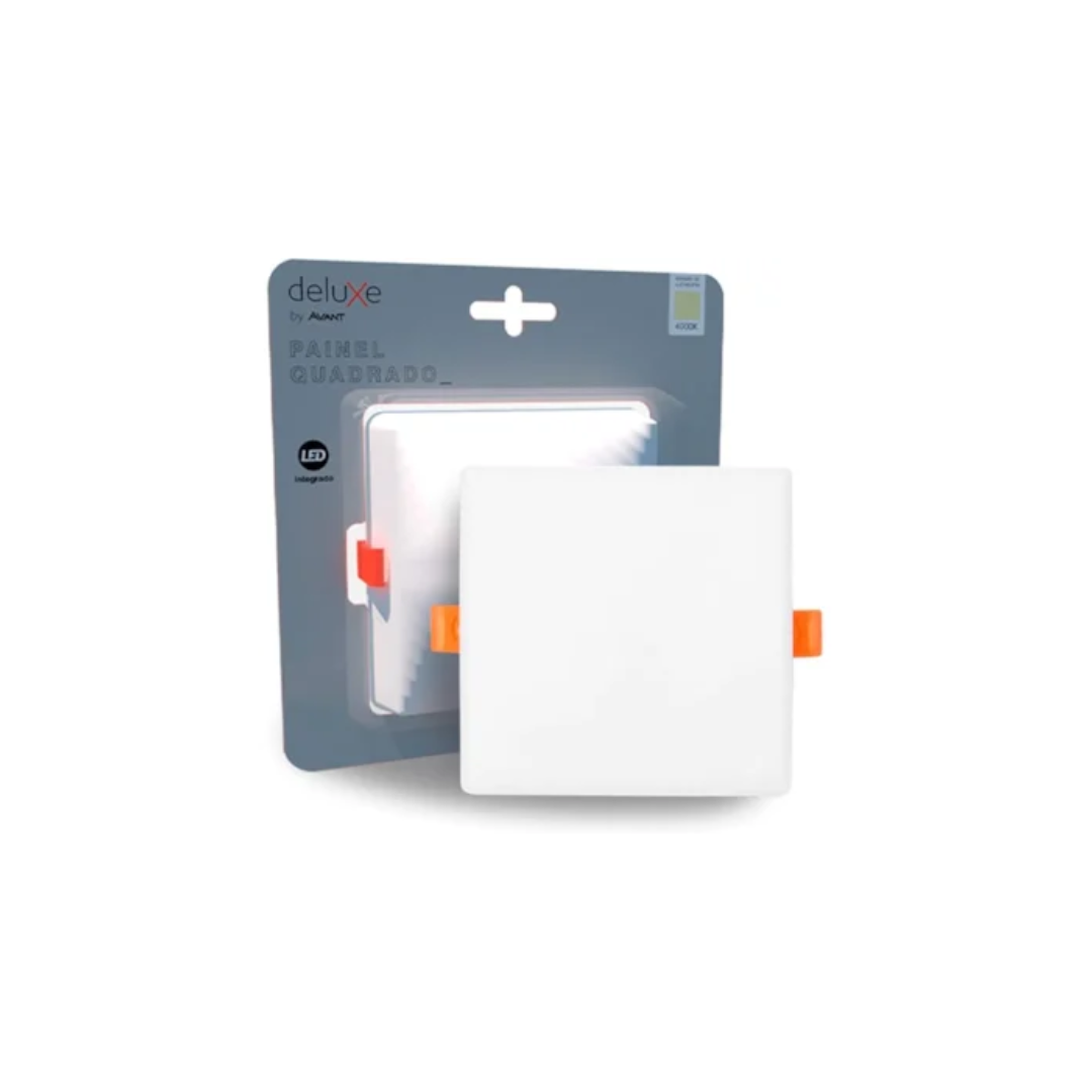 PAINEL LED EMB FLAT QD 18W 4000K DELUXE AVANT