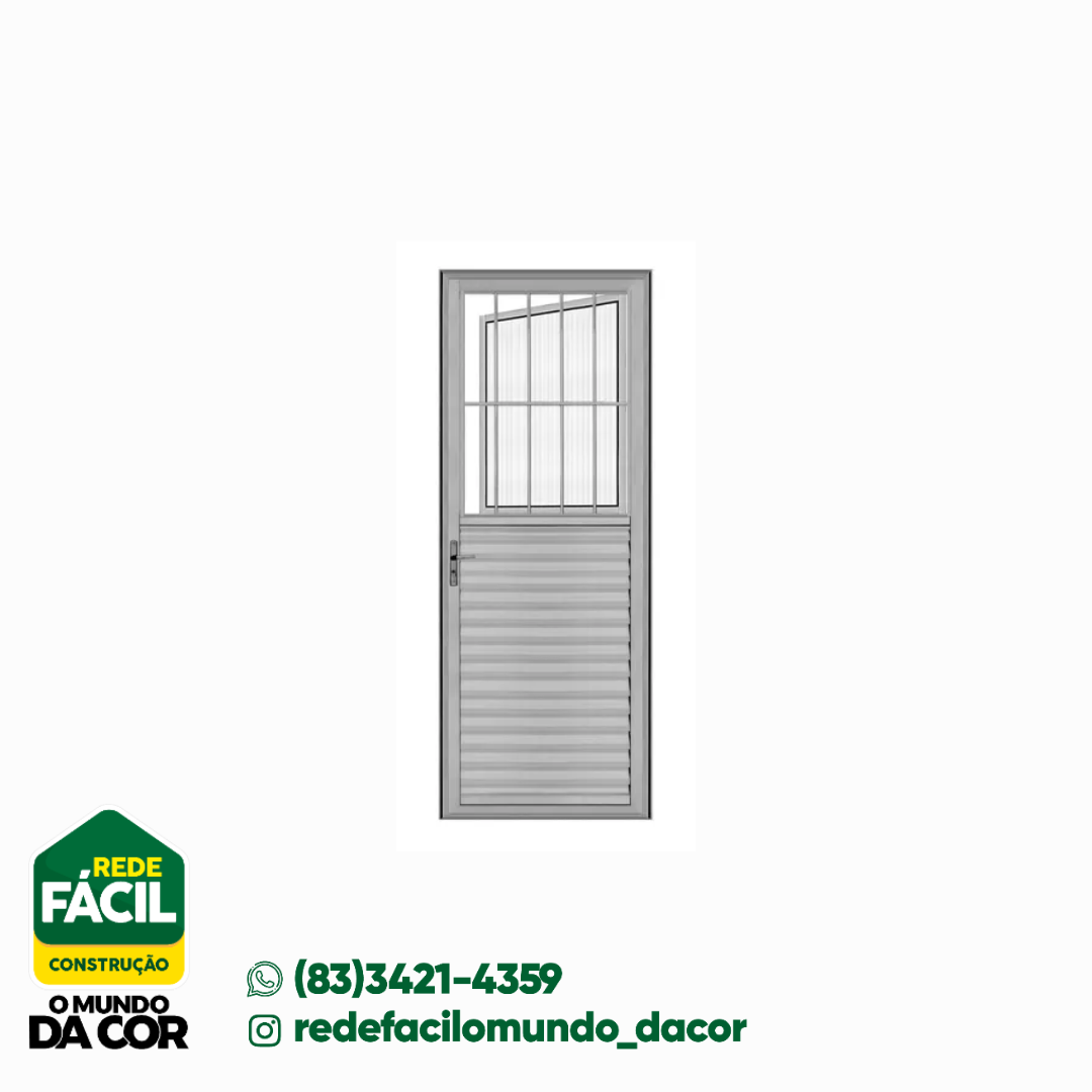 PORTA ALUM.NAT C/POSTIGO 80X2.10 LD C/GDE VL CLM